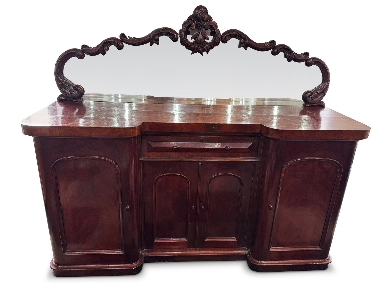 Victorian Mirrored Back Sideboard, (1 of 1)