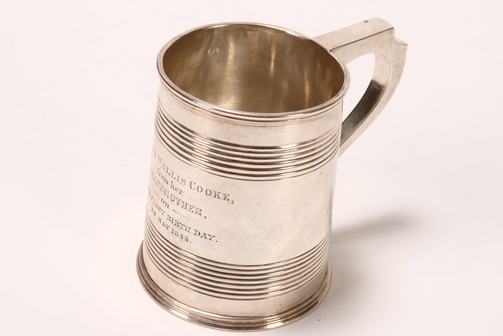 Victorian Sterling Silver Mug, (1 of 5)