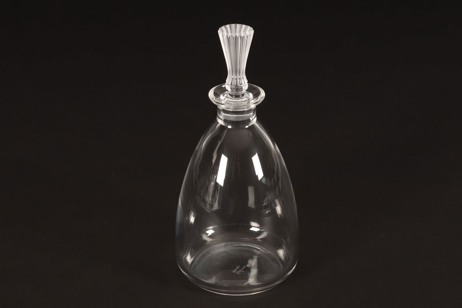 Lalique Crystal Decanter and Stopper, (1 of 6)