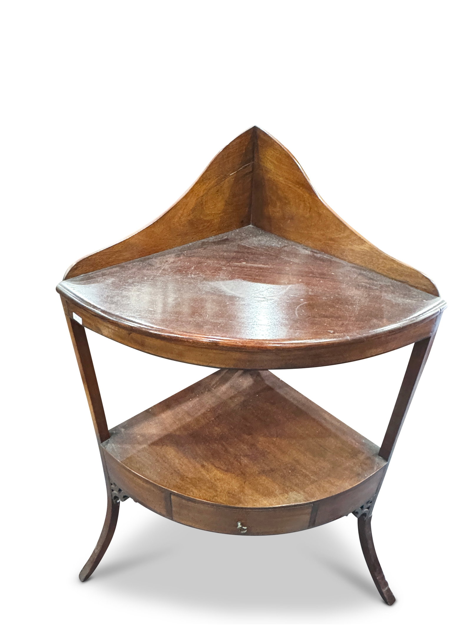 Georgian Mahogany Corner Wash Stand, (1 of 2)