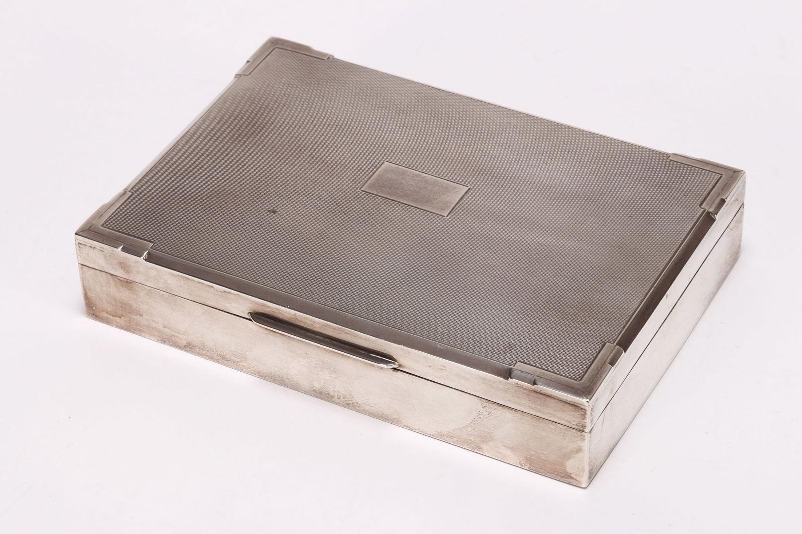 Elizabeth II Sterling Silver Cigar Box, (1 of 5)