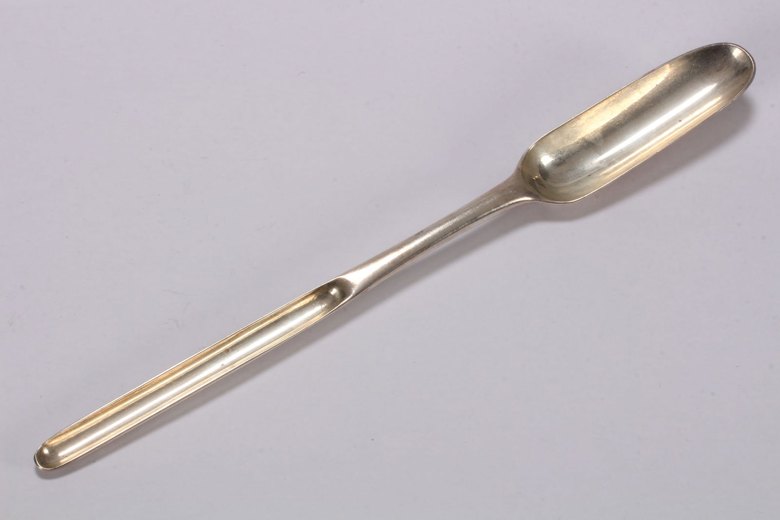 George II Sterling Silver Marrow Scoop, (1 of 3)