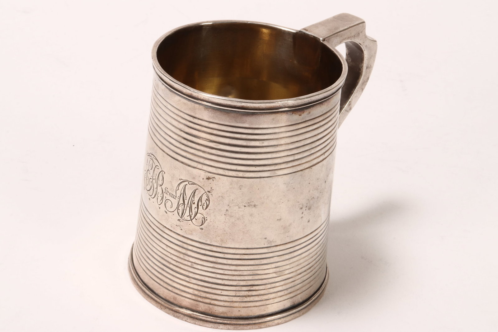 Victorian Sterling Silver Mug, (1 of 5)