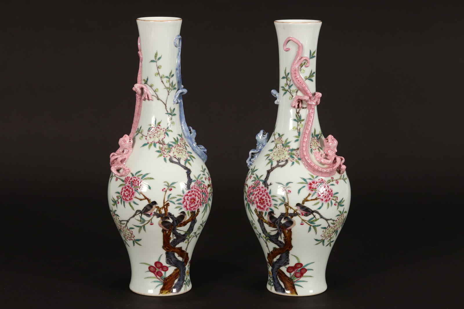 Pair of Chinese Porcelain Vases, (1 of 9)