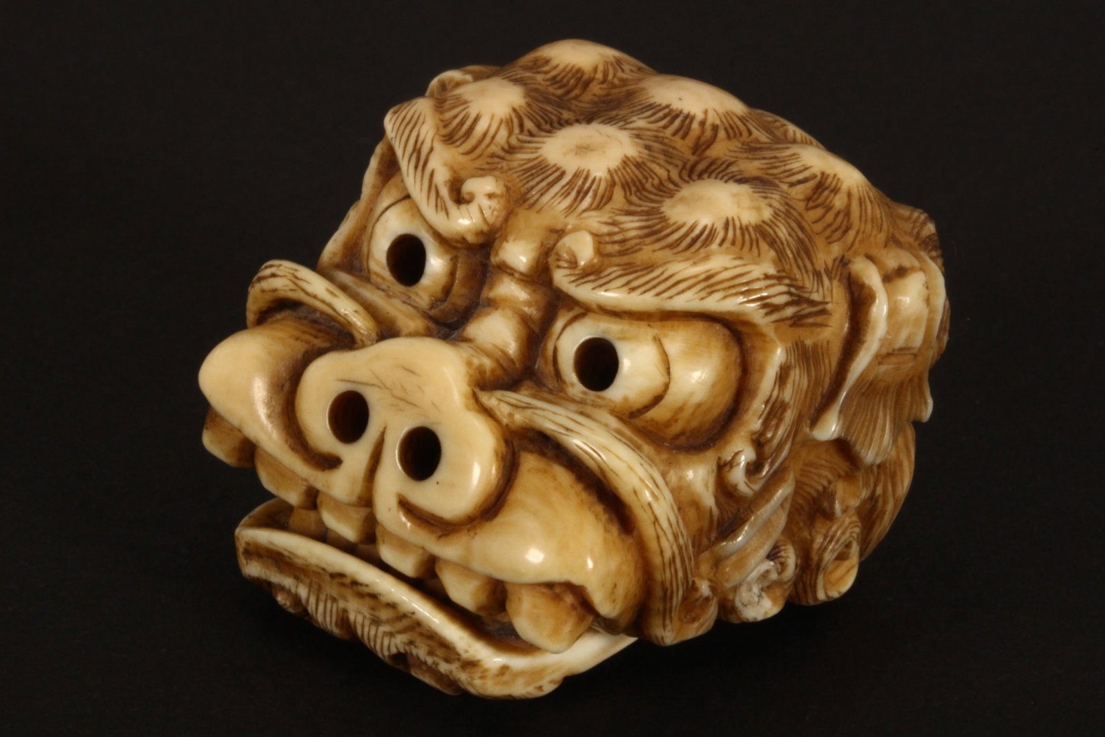 Good Japanese Edo Period Carved Netsuke, (1 of 6)