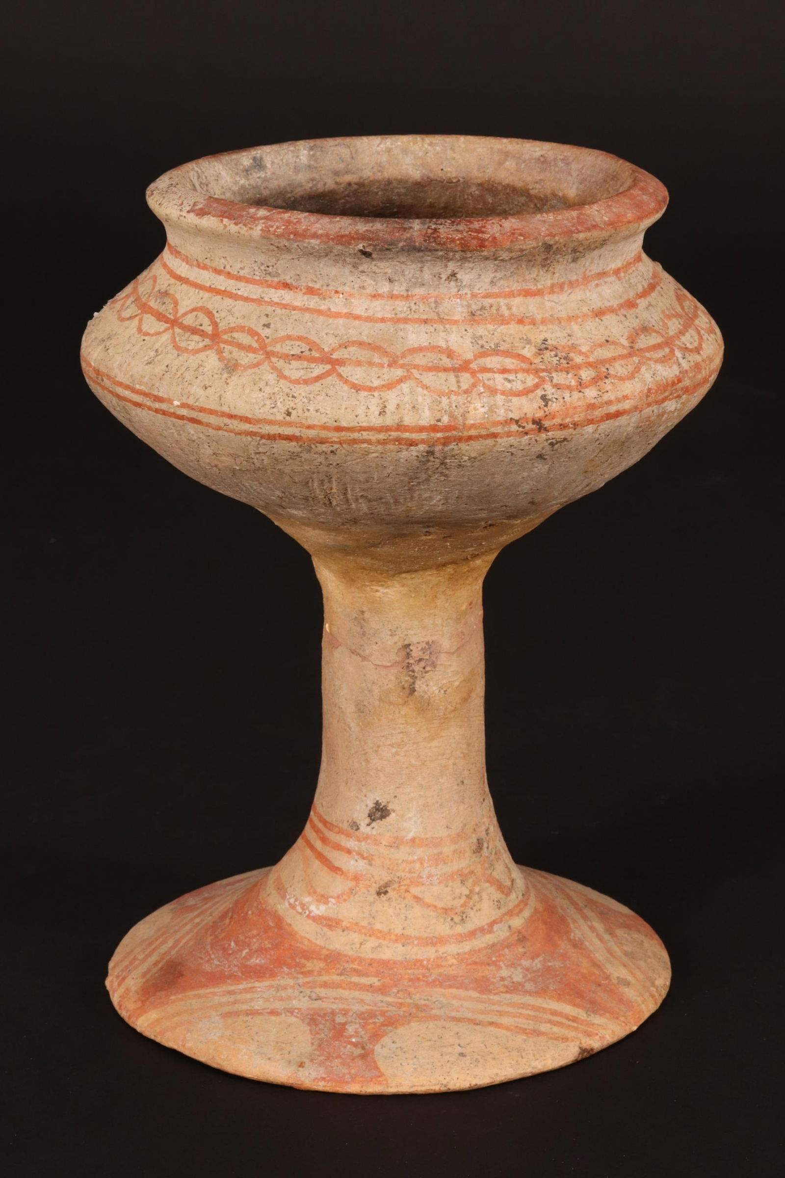 Thai Ban Chiang Stemmed Vessel, (1 of 8)