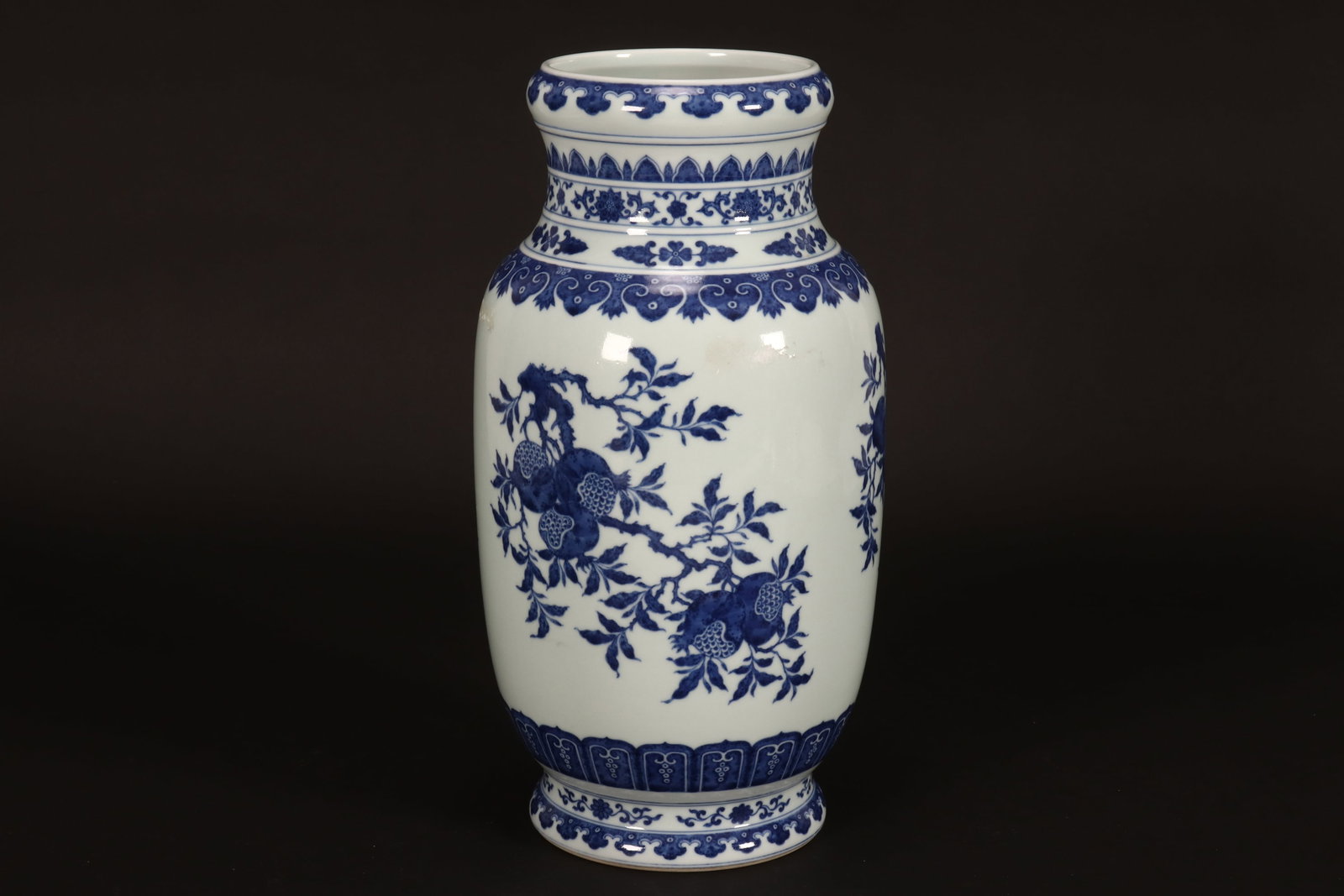 Chinese Blue and White Porcelain Vase, (1 of 5)