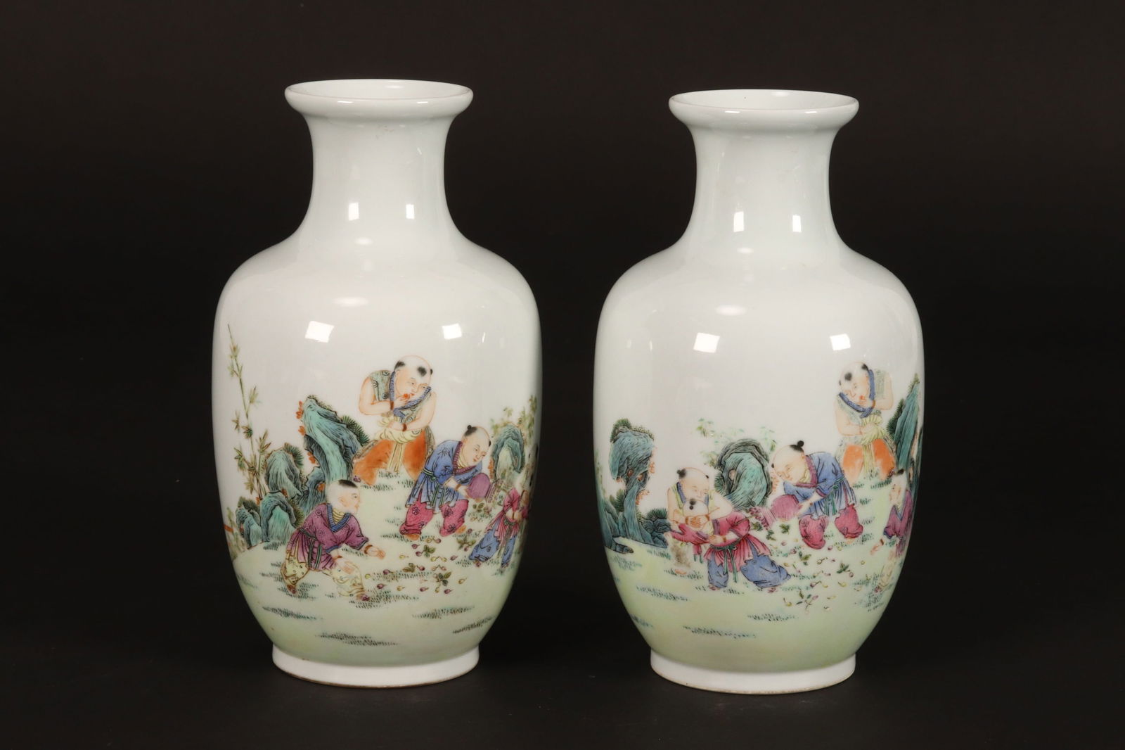 Pair of Chinese Porcelain Vases, (1 of 7)