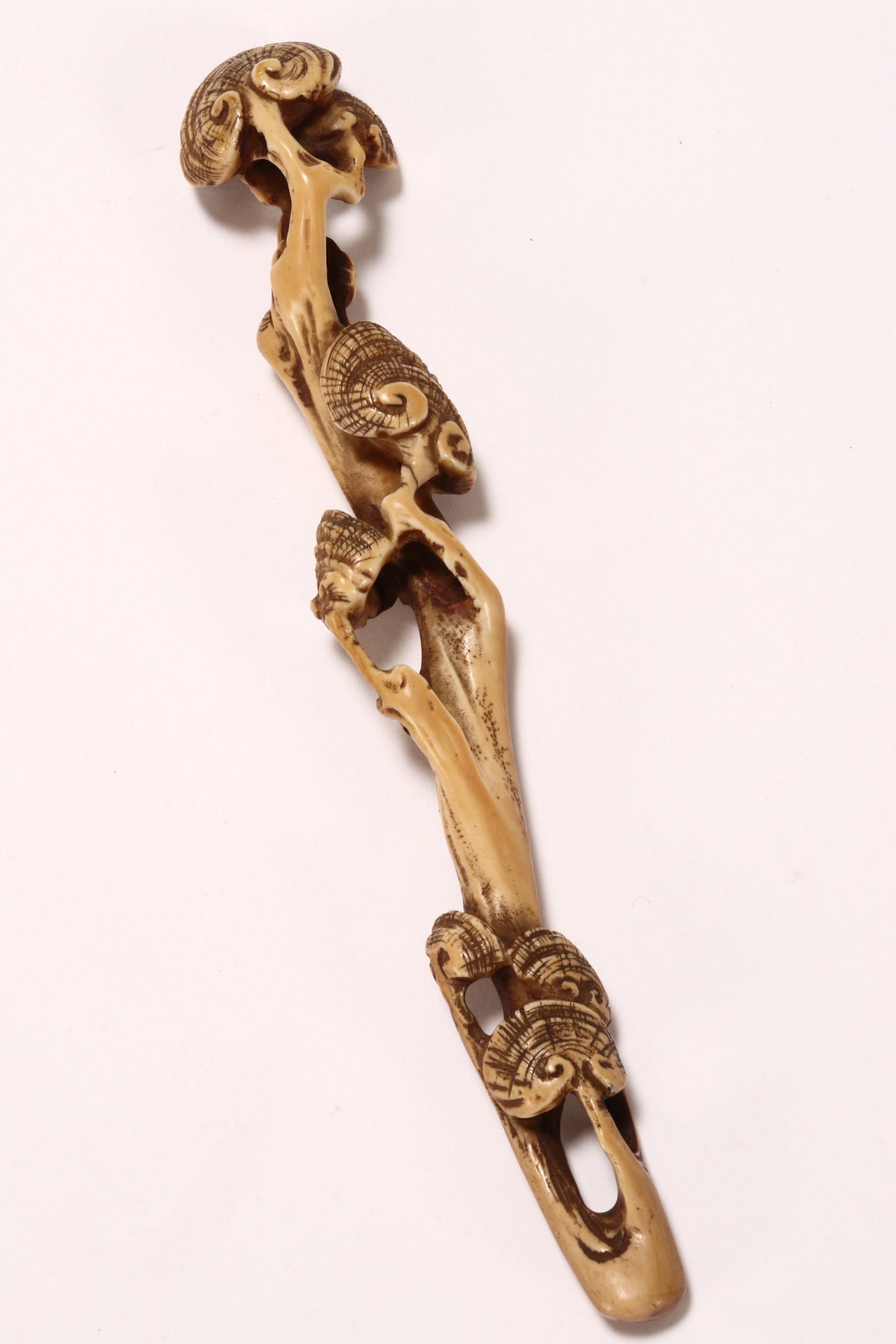 Japanese Edo Period Carved Sashi Netsuke, (1 of 4)