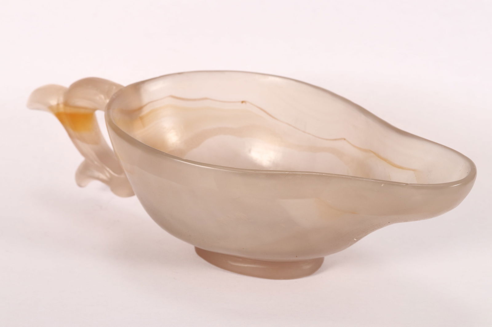 Chinese Carved Agate Libation Cup, (1 of 6)