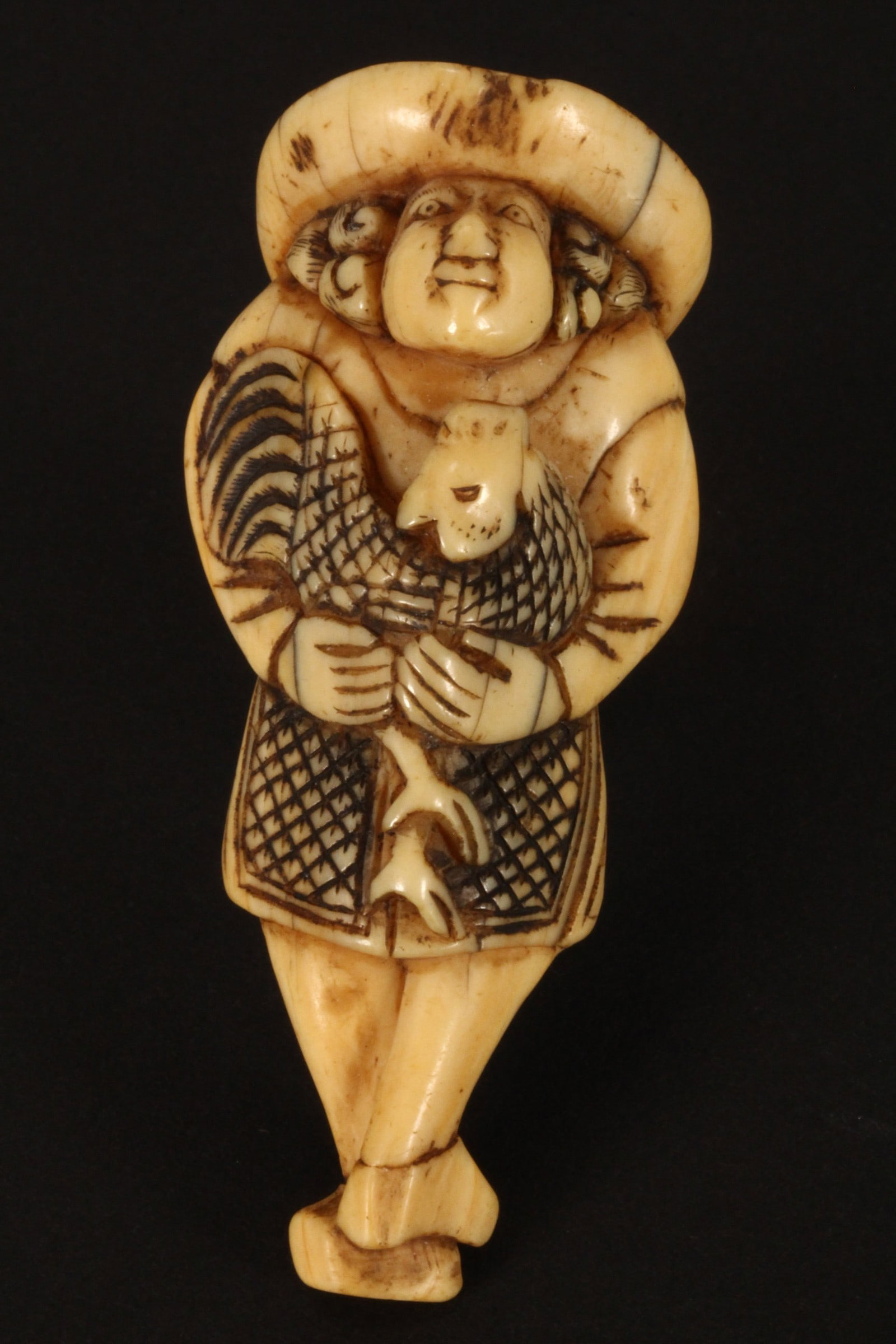 Japanese Edo Period Carved Netsuke, (1 of 5)