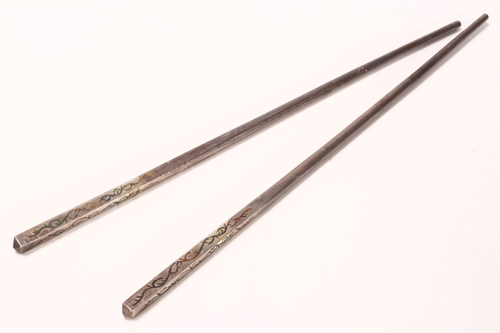 Pair of Silver Chopsticks, (1 of 1)
