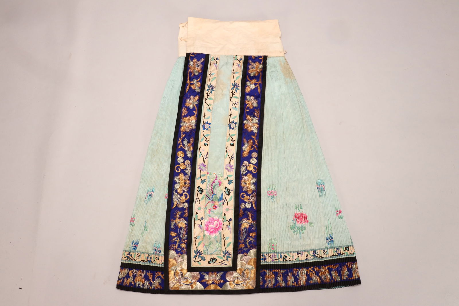 Chinese Damask Silk Skirt, (1 of 8)