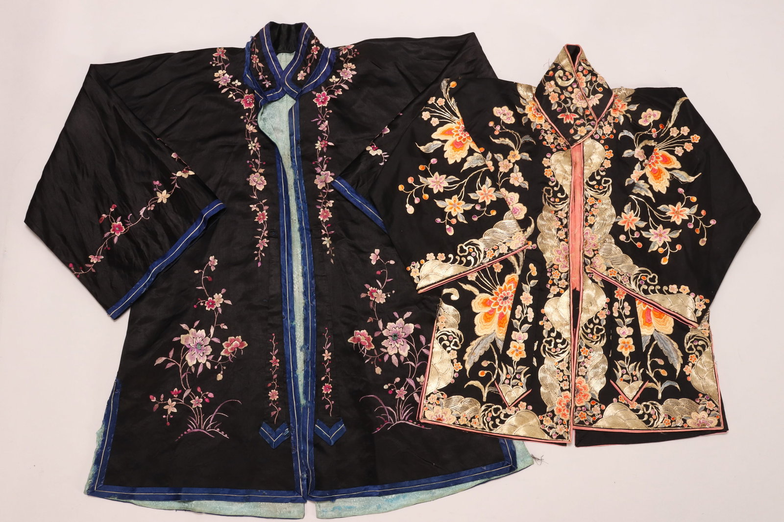 Two Chinese Early Republic Silk Jackets, (1 of 10)
