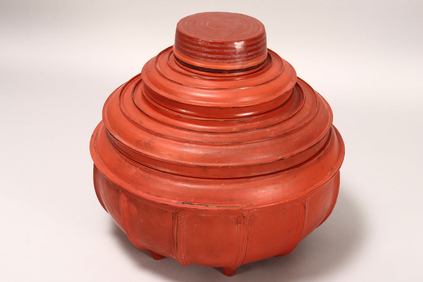 Burmese Lacquer Betel Box, (1 of 2)