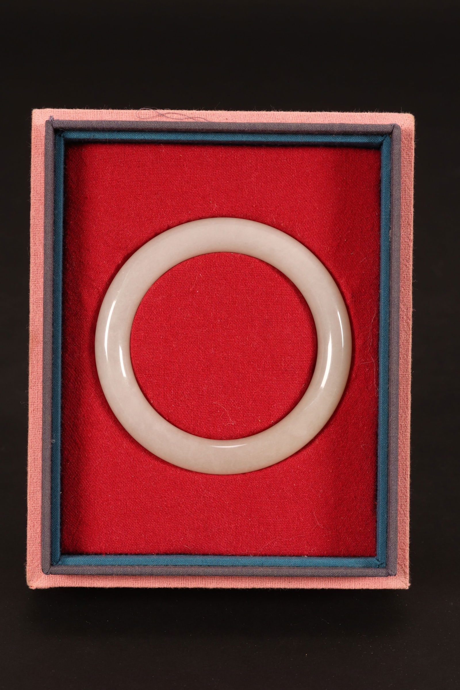 Chinese White Jade Bangle, (1 of 6)