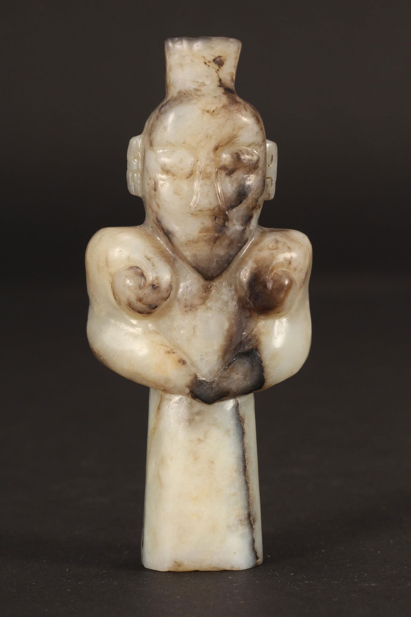 Chinese Carved Jade Figure, (1 of 5)
