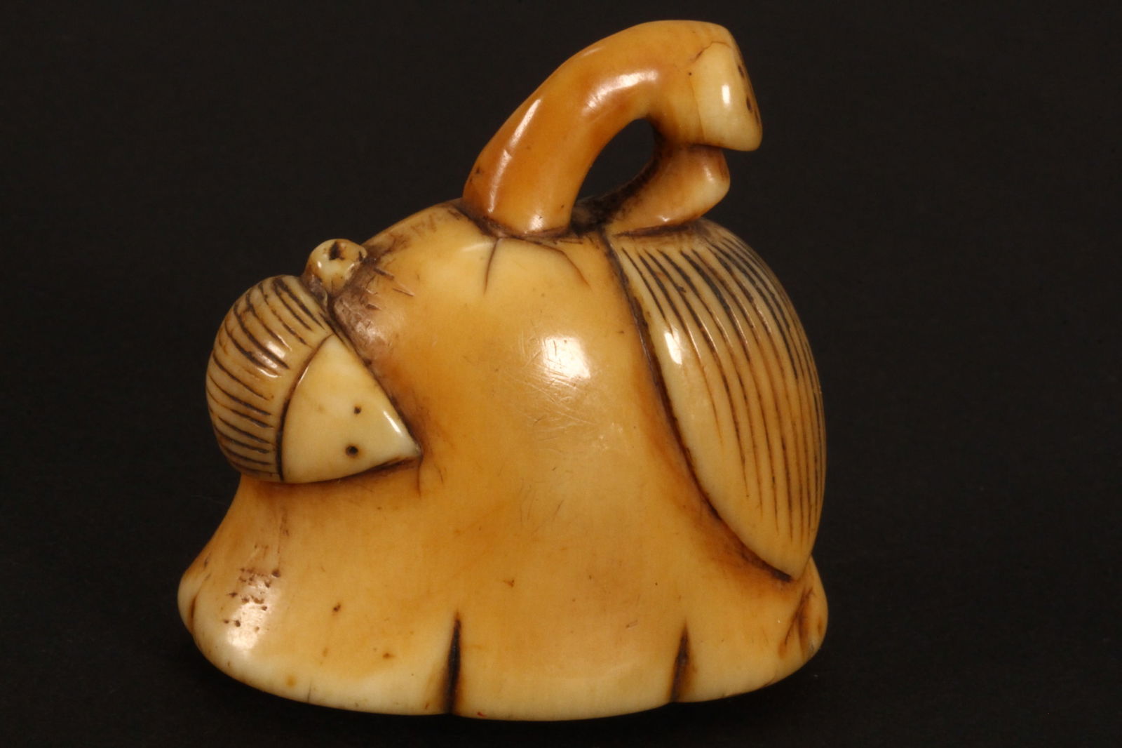 Japanese Edo Period Carved Netsuke, (1 of 5)