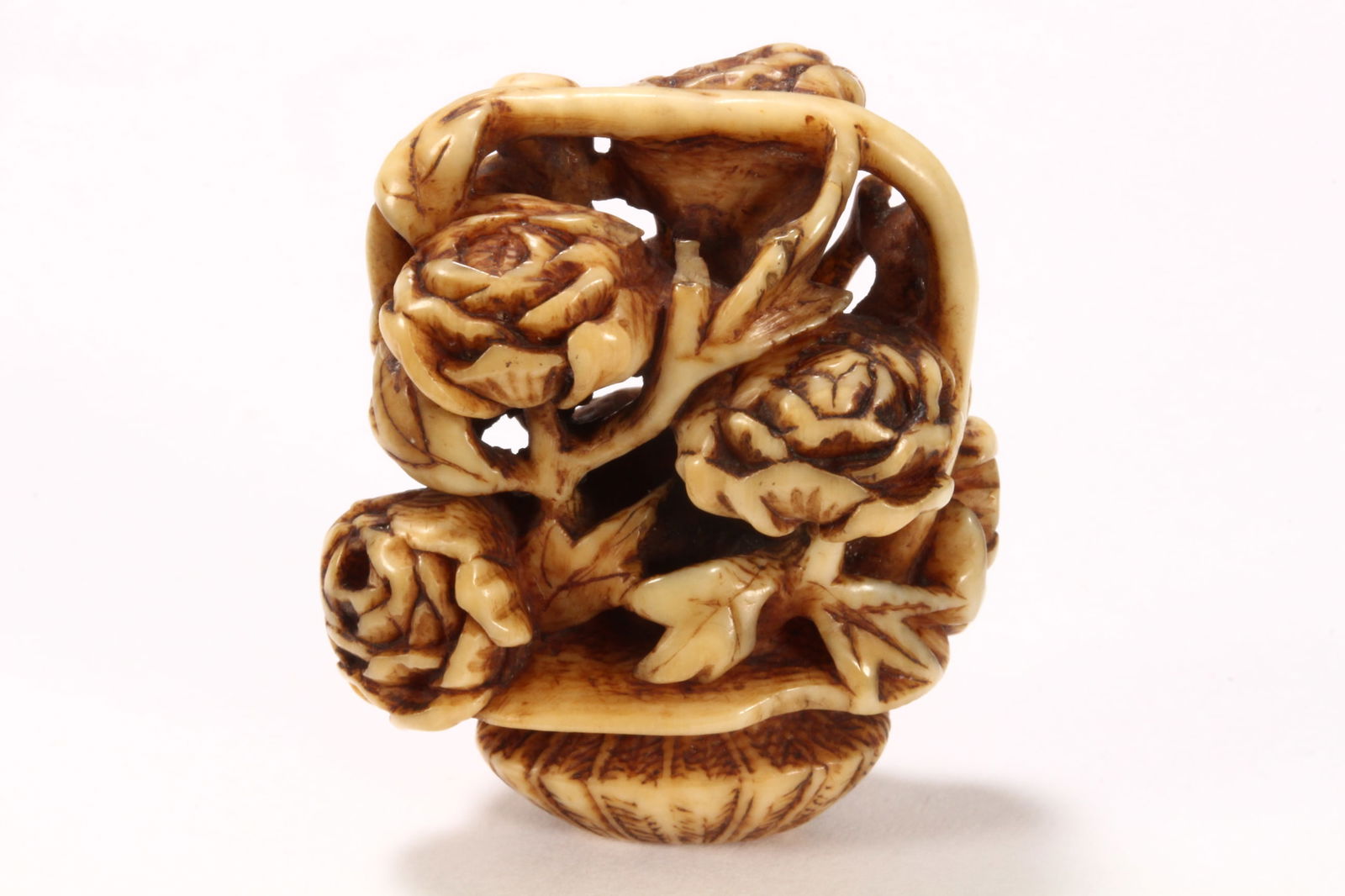 Japanese Meiji Period Carved Ivory Okimono, (1 of 6)