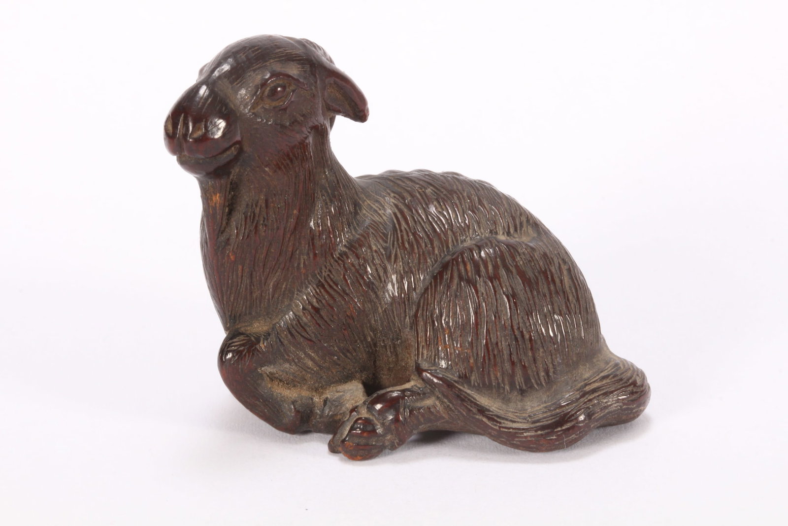 Japanese Carved Wooden Okimono, (1 of 6)