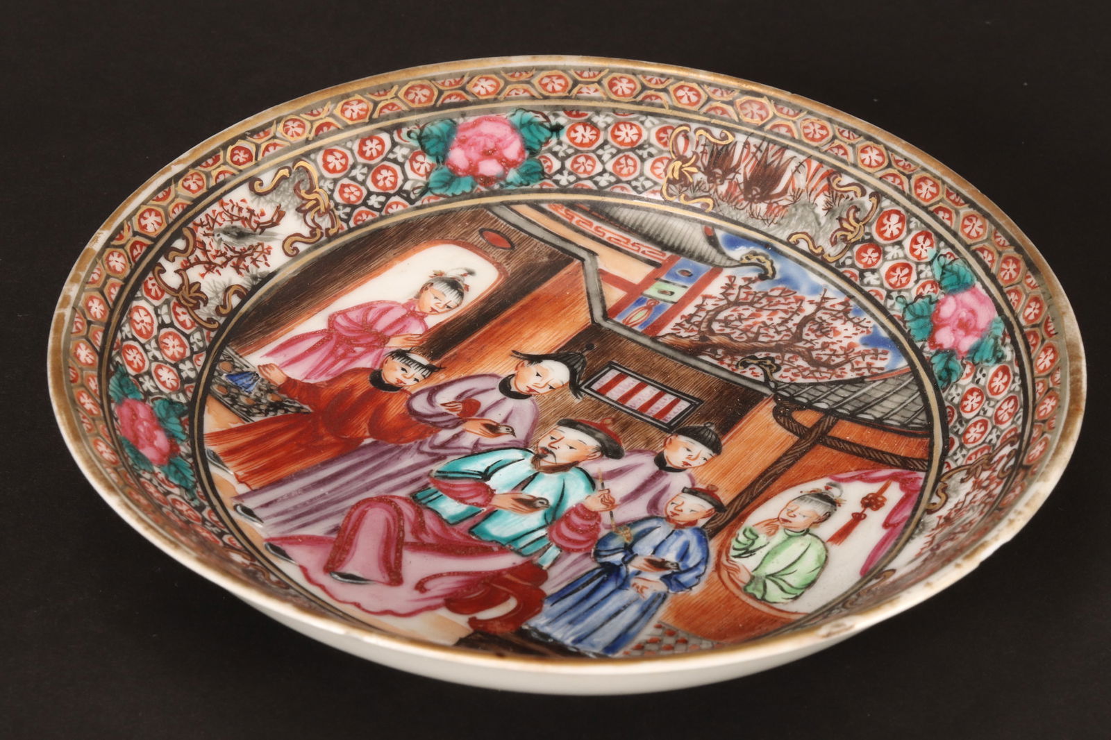 Chinese 18th Century Export Porcelain Dish, (1 of 5)