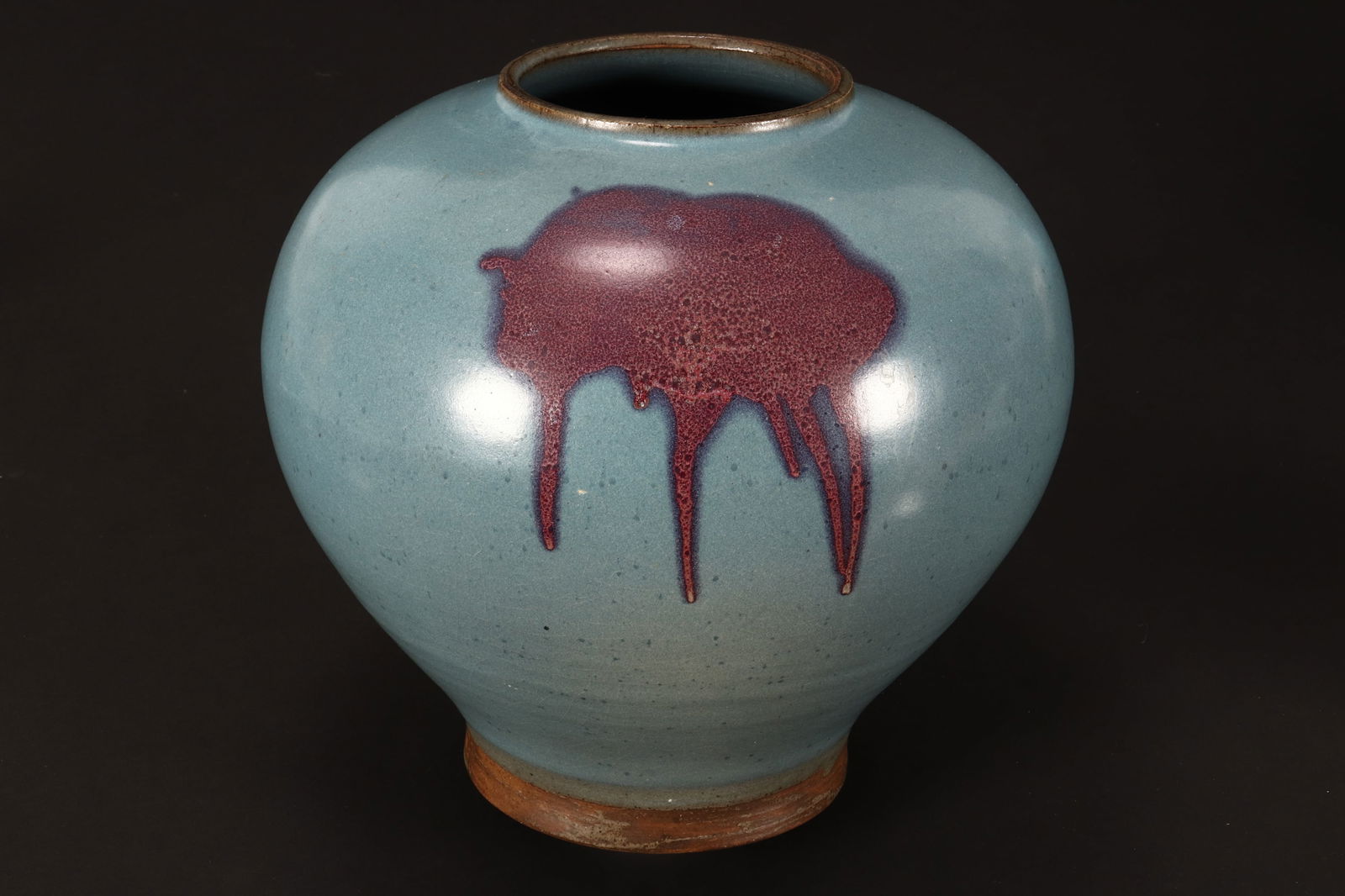 Impressive Chinese Jun Glaze Vase, (1 of 3)