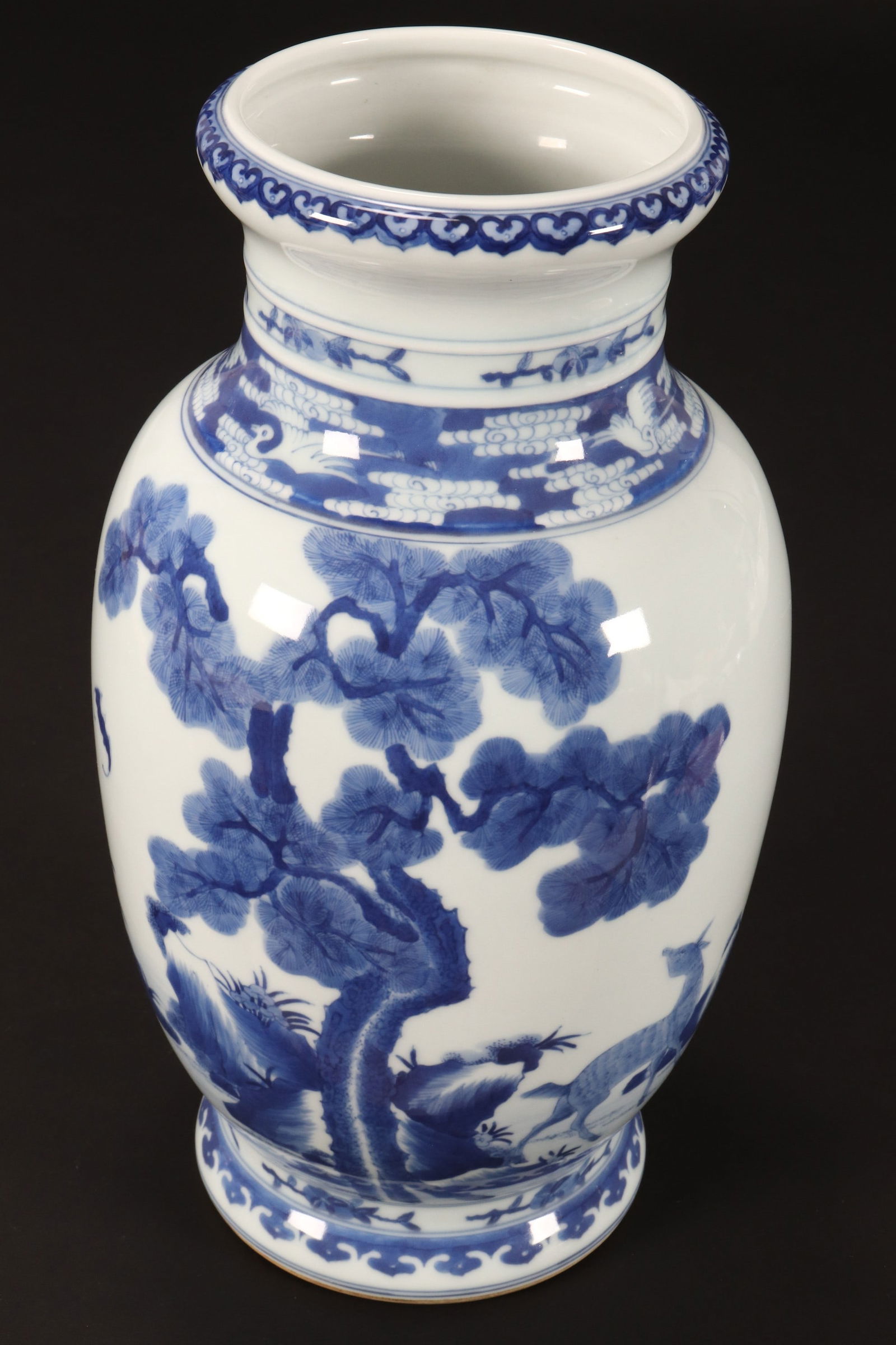 Chinese Blue and White Porcelain Vase, (1 of 7)