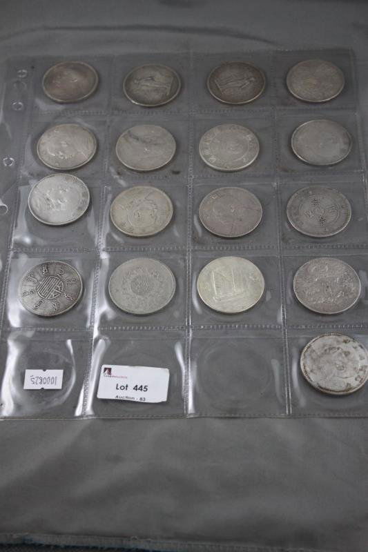 Five Various Dollar (Yuan) Yuan Shih-Kai Chinese: Silver Coins, together with eight other Chinese coins, (13)