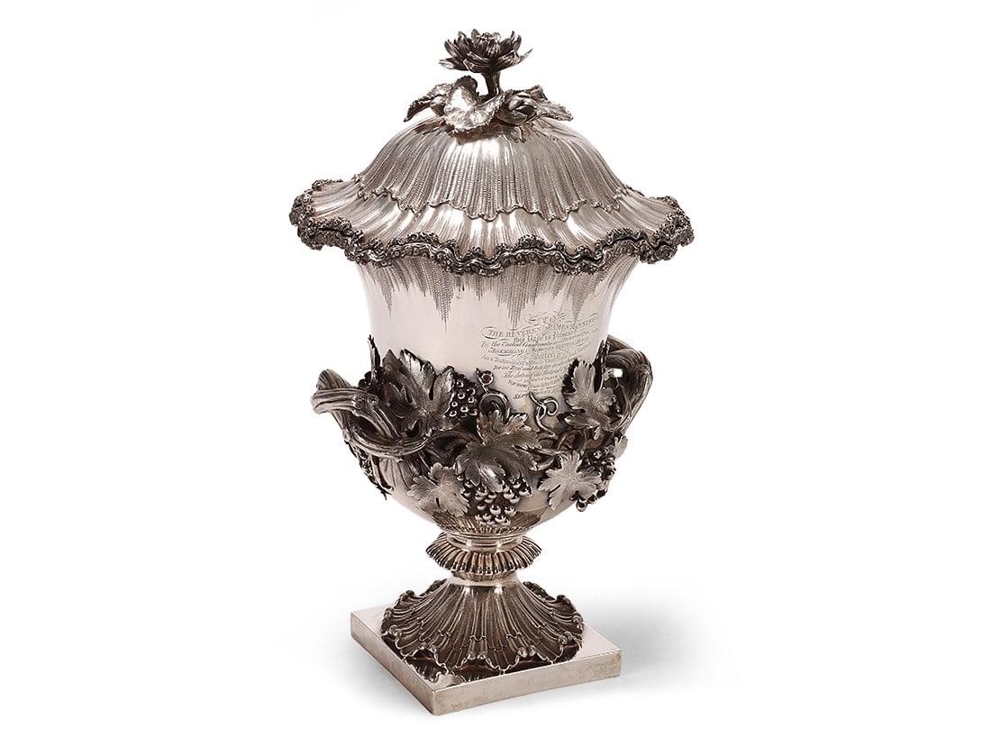 William IV Sterling Silver Urn and Cover, (1 of 20)