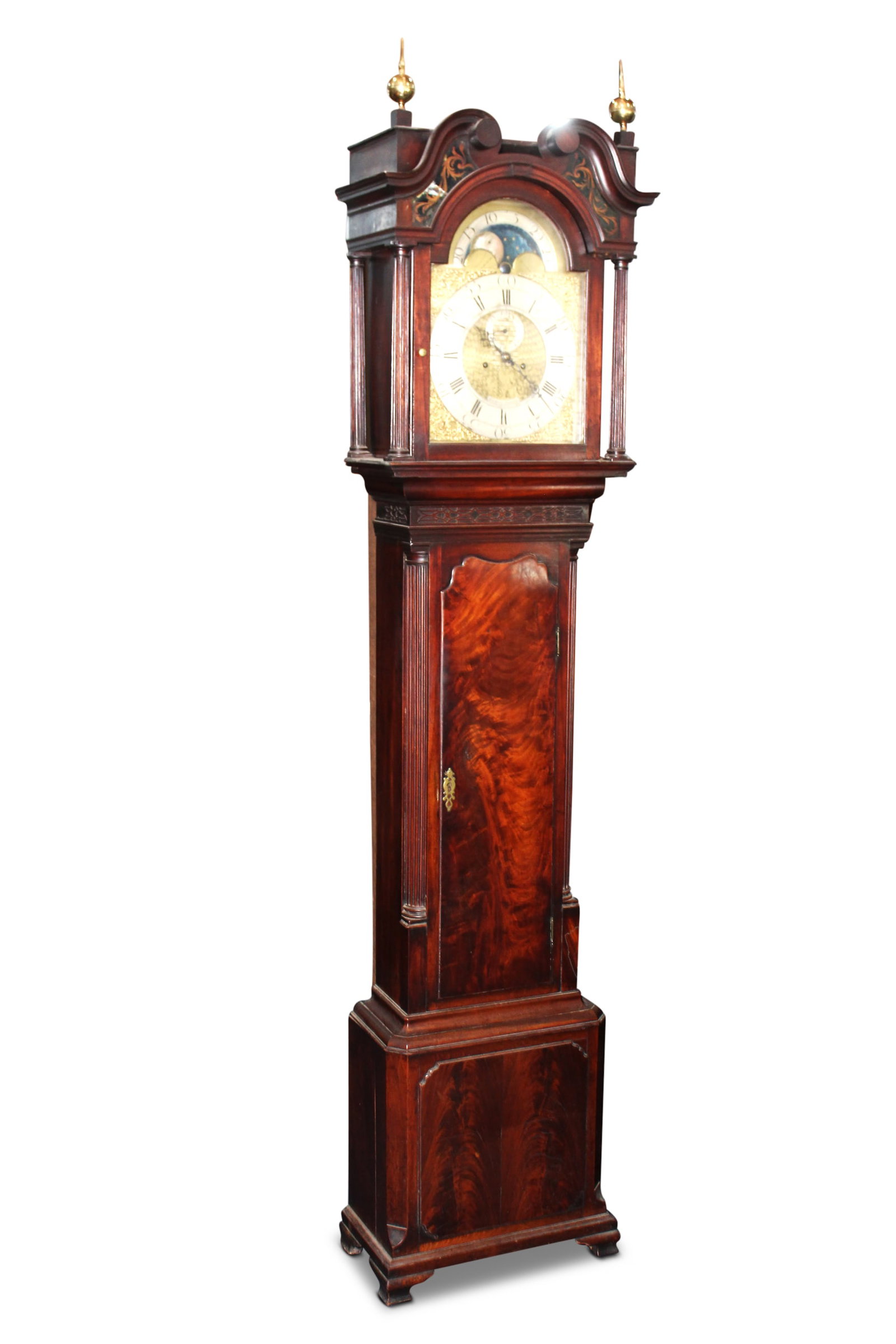 George III W.Simcock Moonphase Longcase Clock, (1 of 16)