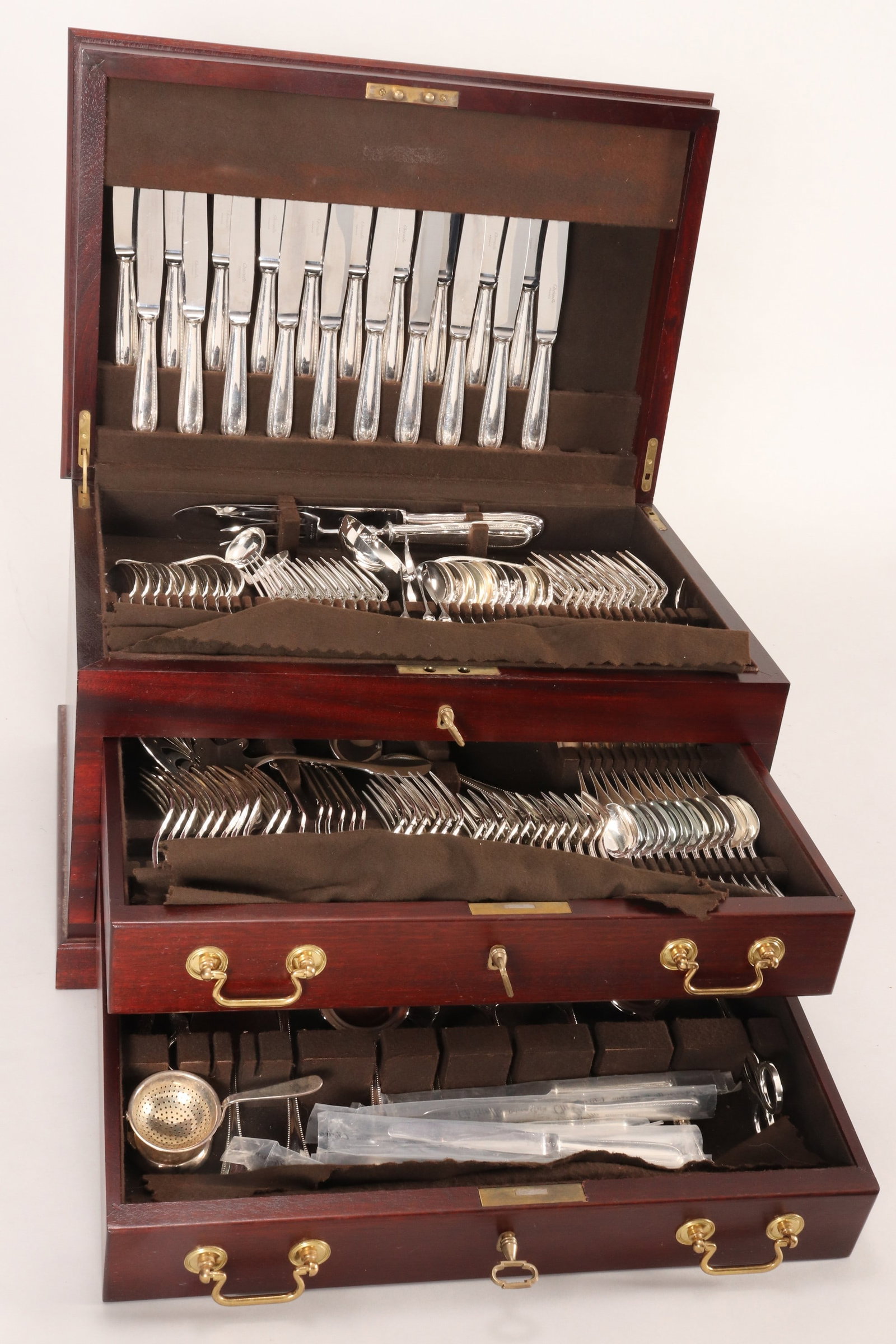Wonderful and Extensive Christofle Silver Plate Cutlery Canteen, (1 of 5)