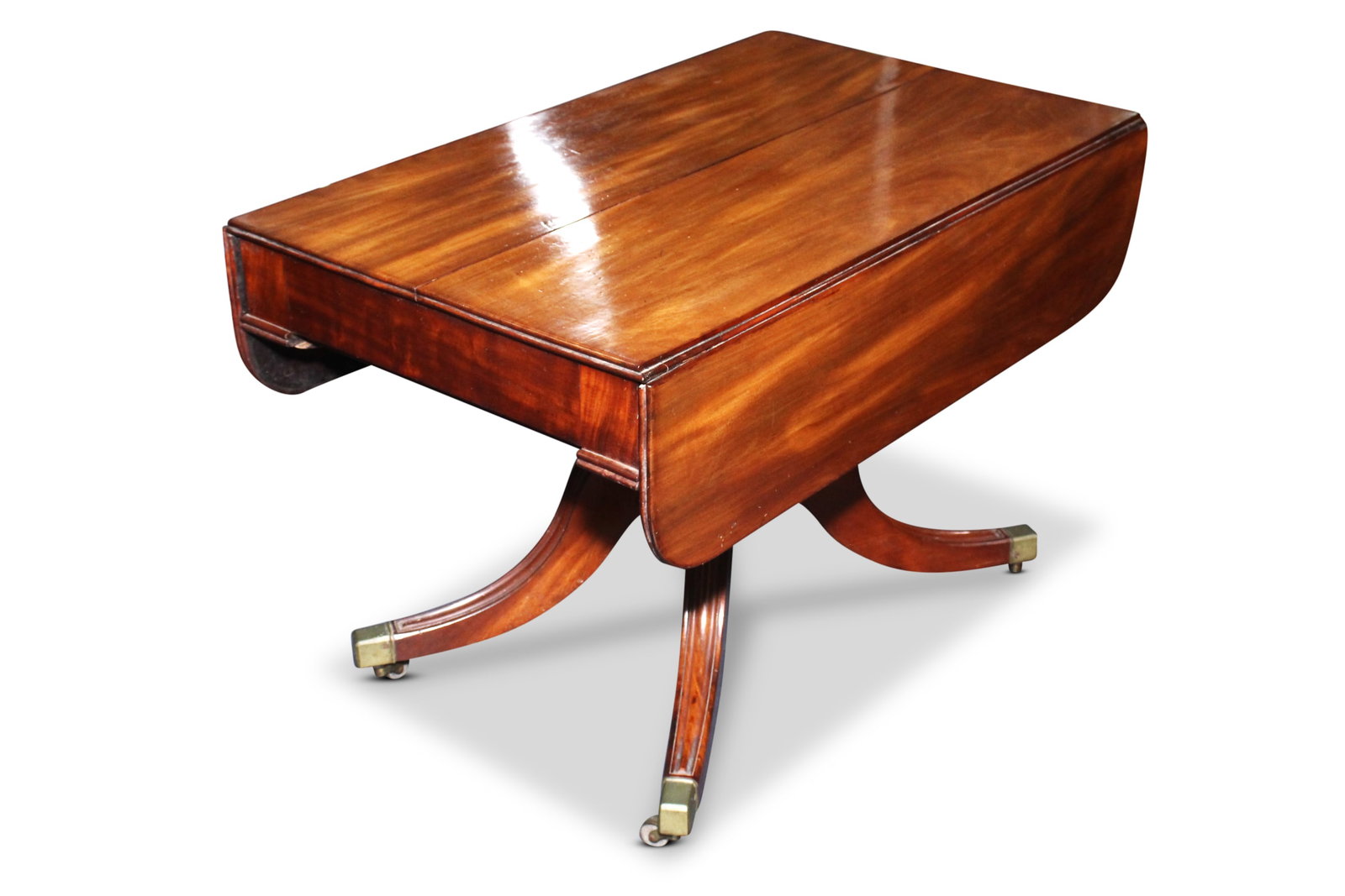 George III Mahogany Extending Pembroke Dining Table, (1 of 6)