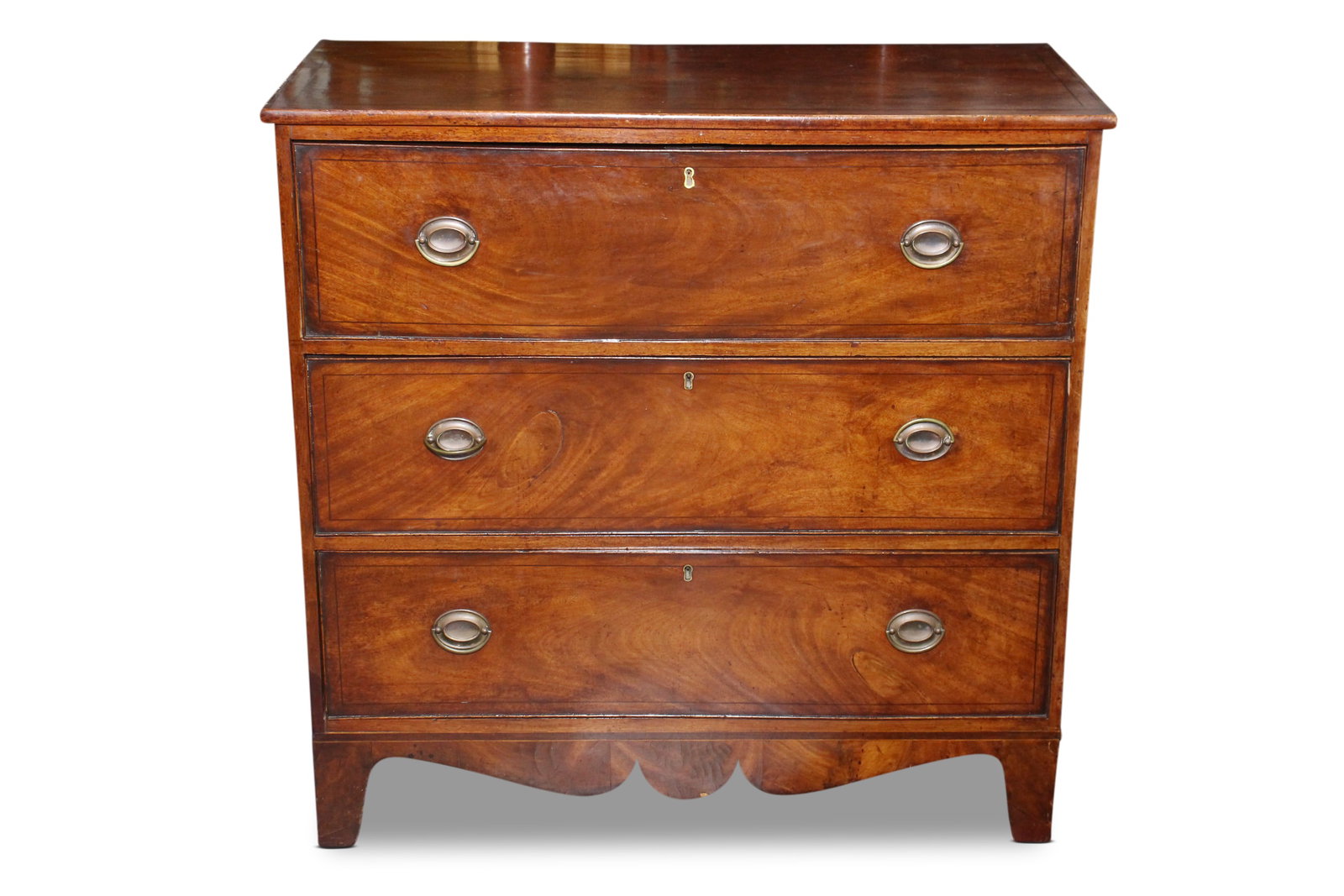 Late George III Secretaire Chest of Drawers, (1 of 5)