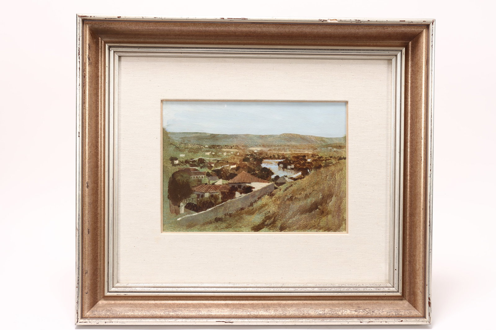 Ray Austin Crooke (1922-2015),: Toledo, 1975 oil on board unsigned, titled and dated verso 21cm x 30cm Provenance: Elder Fine Art, Collectable Fine Art; Australian & European Paintings, Adelaide, 31/05/2009, Lot No.58.