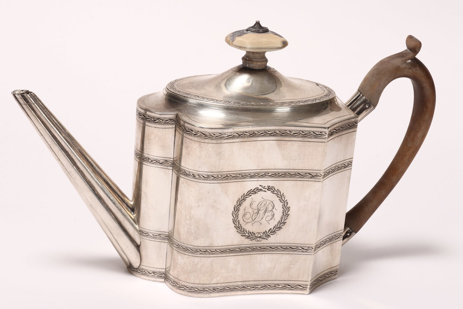 George III Sterling Silver Teapot, (1 of 5)