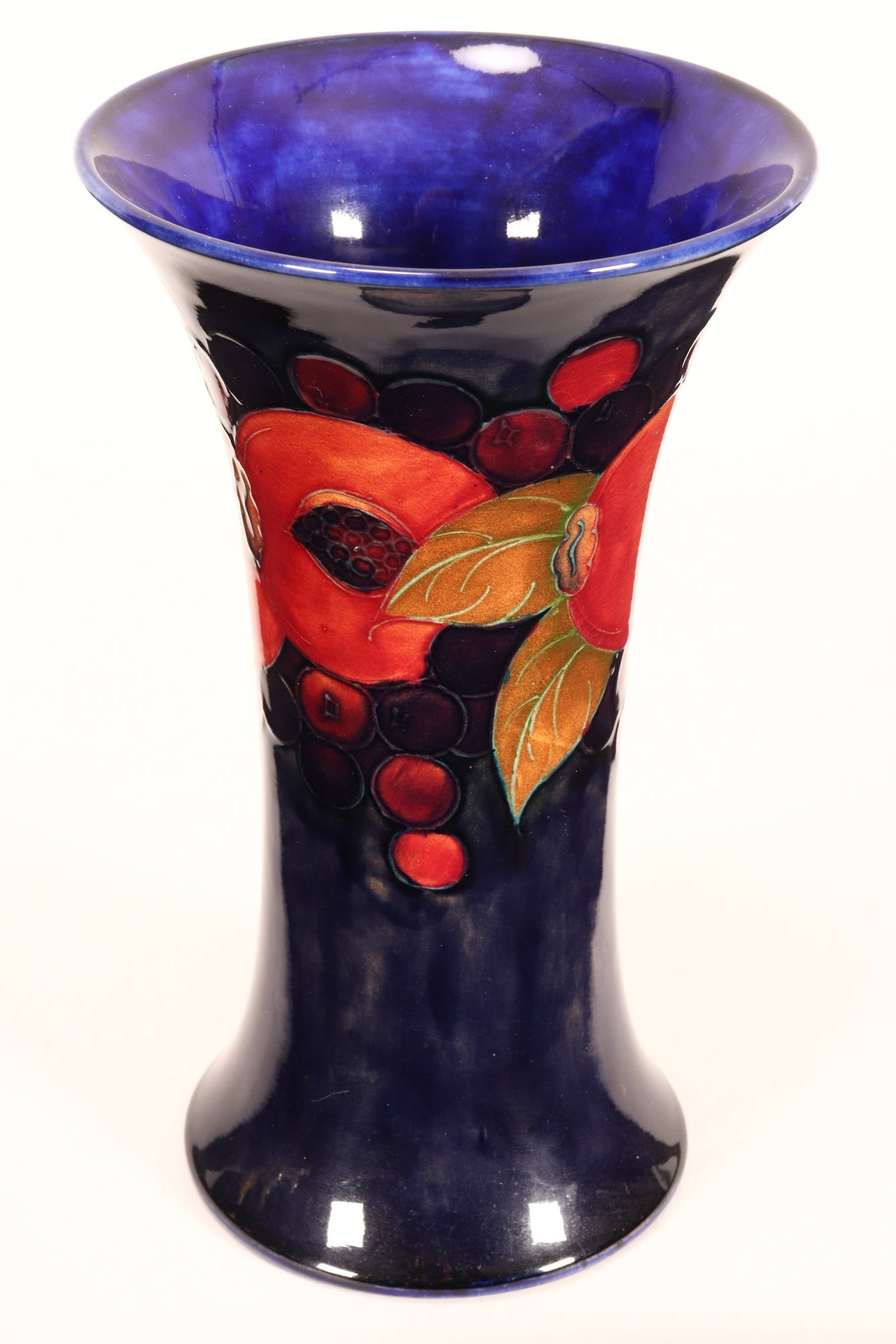 Walter Moorcroft 'Pomegranate' Pottery Vase, (1 of 5)