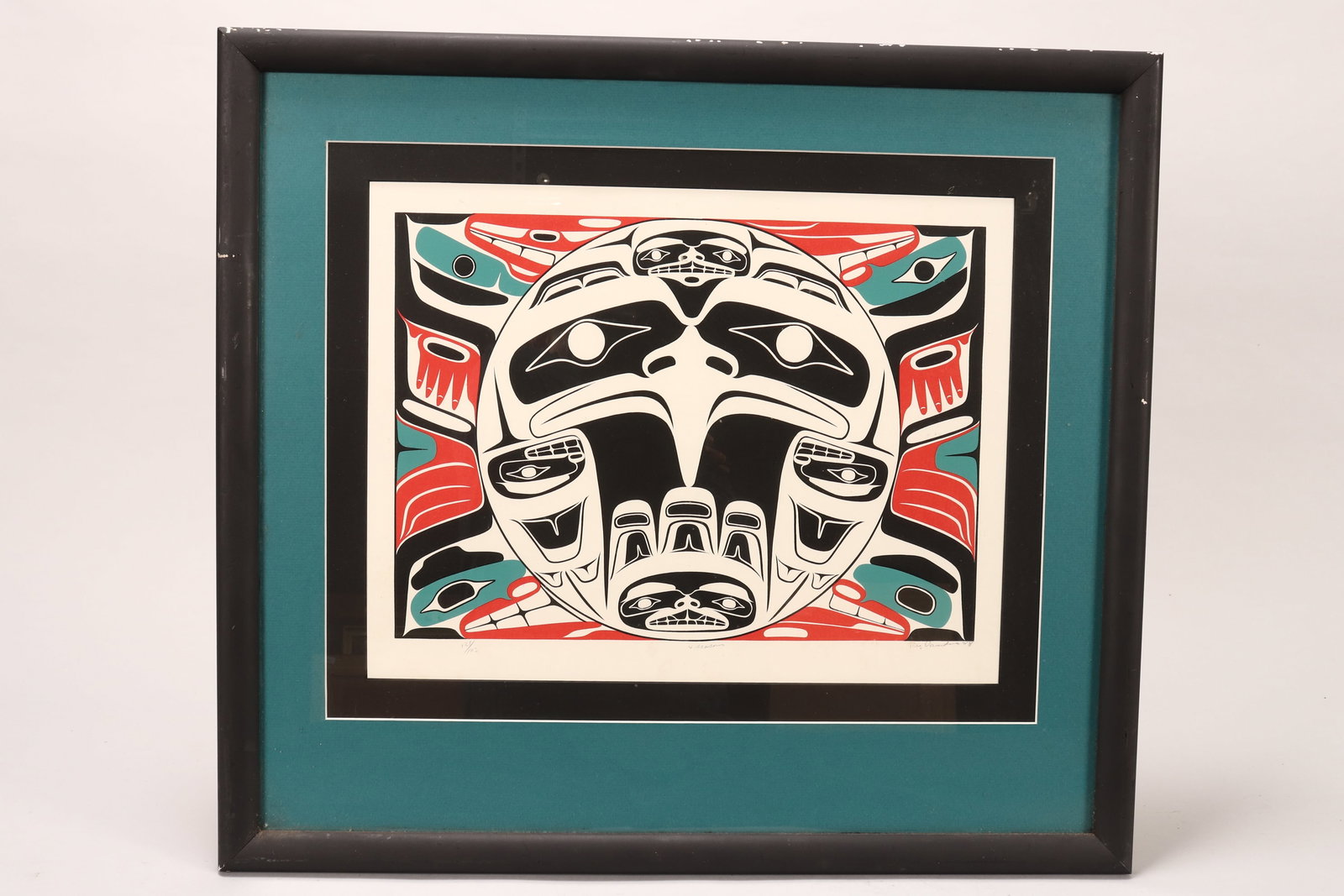 Reg Davidson (Haida, born 1954),: 4 Seasons serigraph 128/193 signed and dated lower right 29cm x 40.5cm