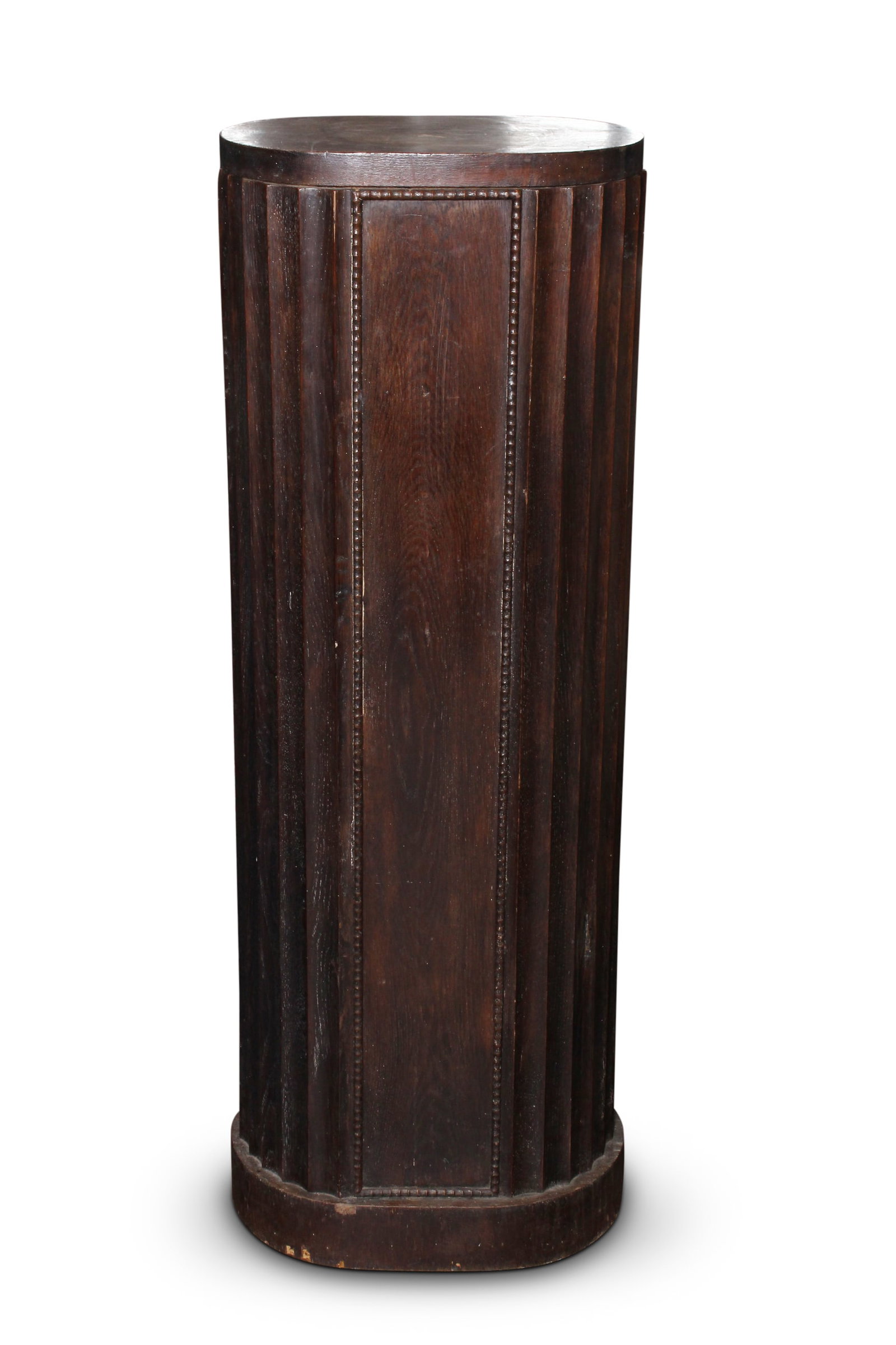 20th Century Carved Oak Pedestal, (1 of 2)
