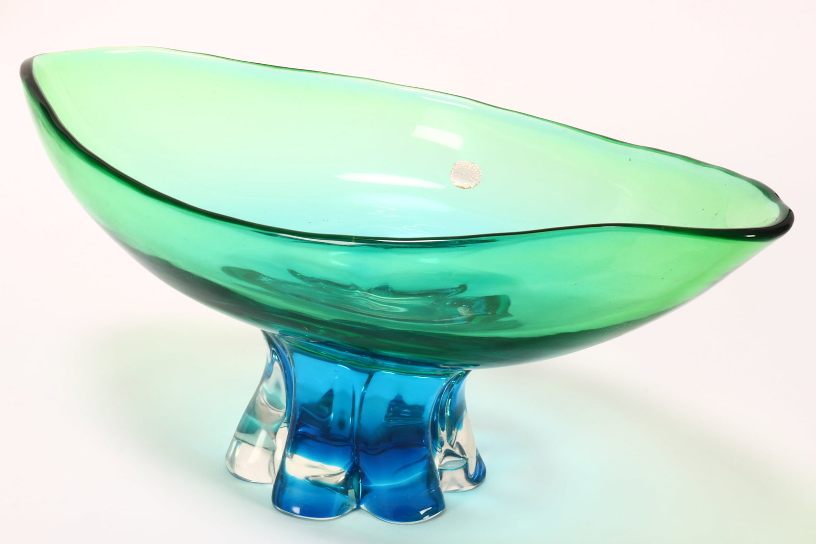 Large Archimede Seguso Sommerso Centre Piece, c.1960, (1 of 5)