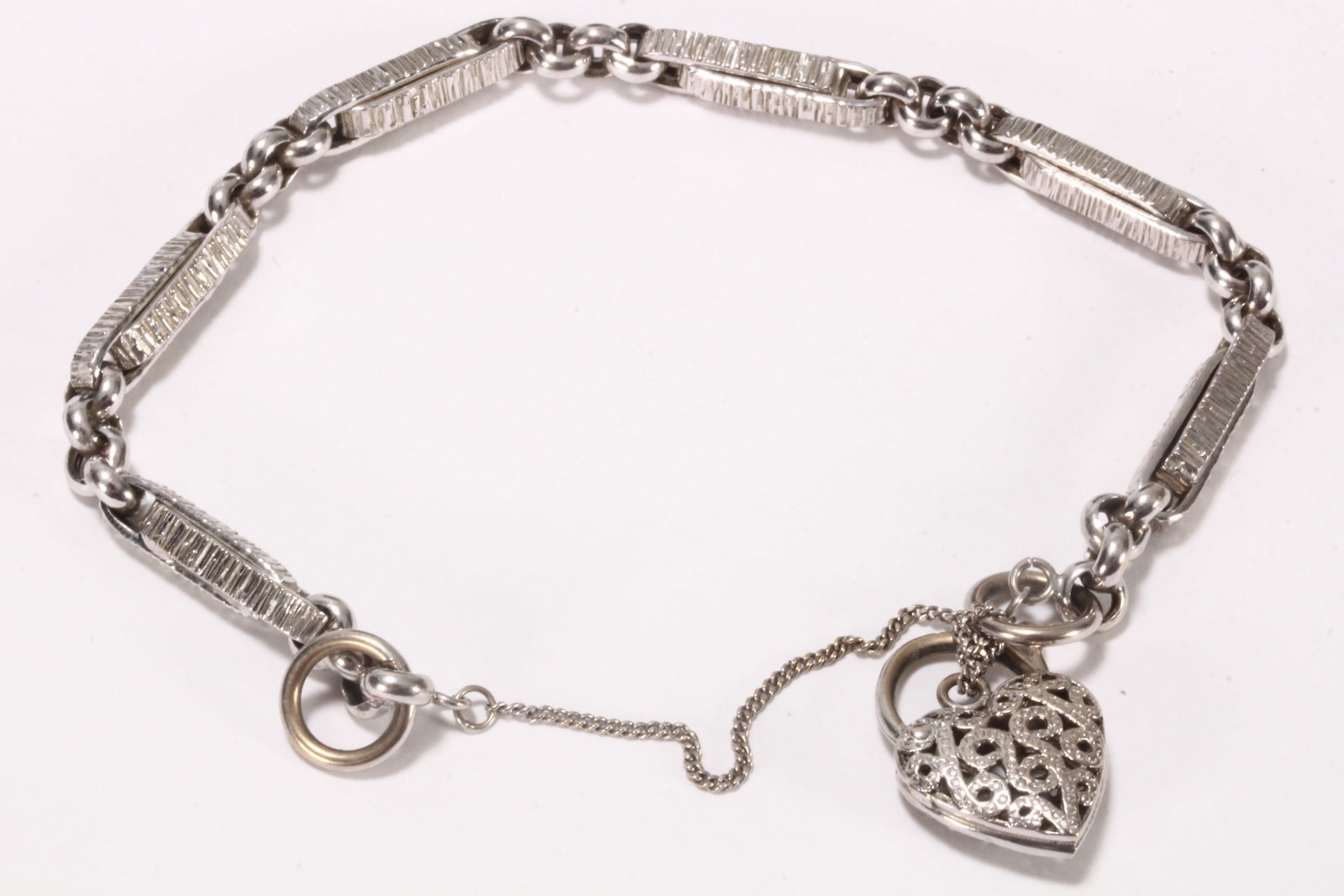 9ct White Gold Bracelet, (1 of 1)