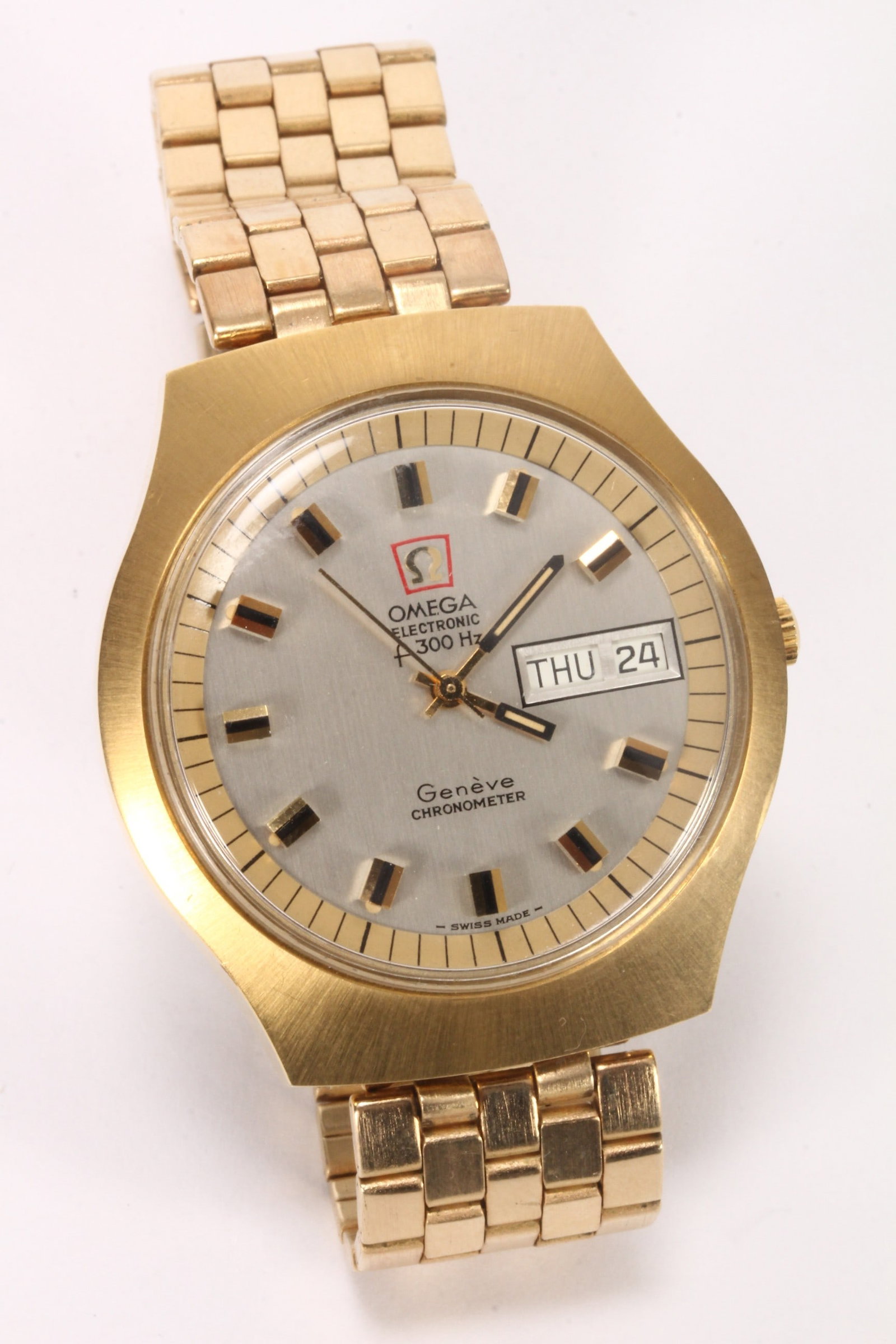 Omega f300Hz Electronic Geneve Wristwatch, (1 of 3)