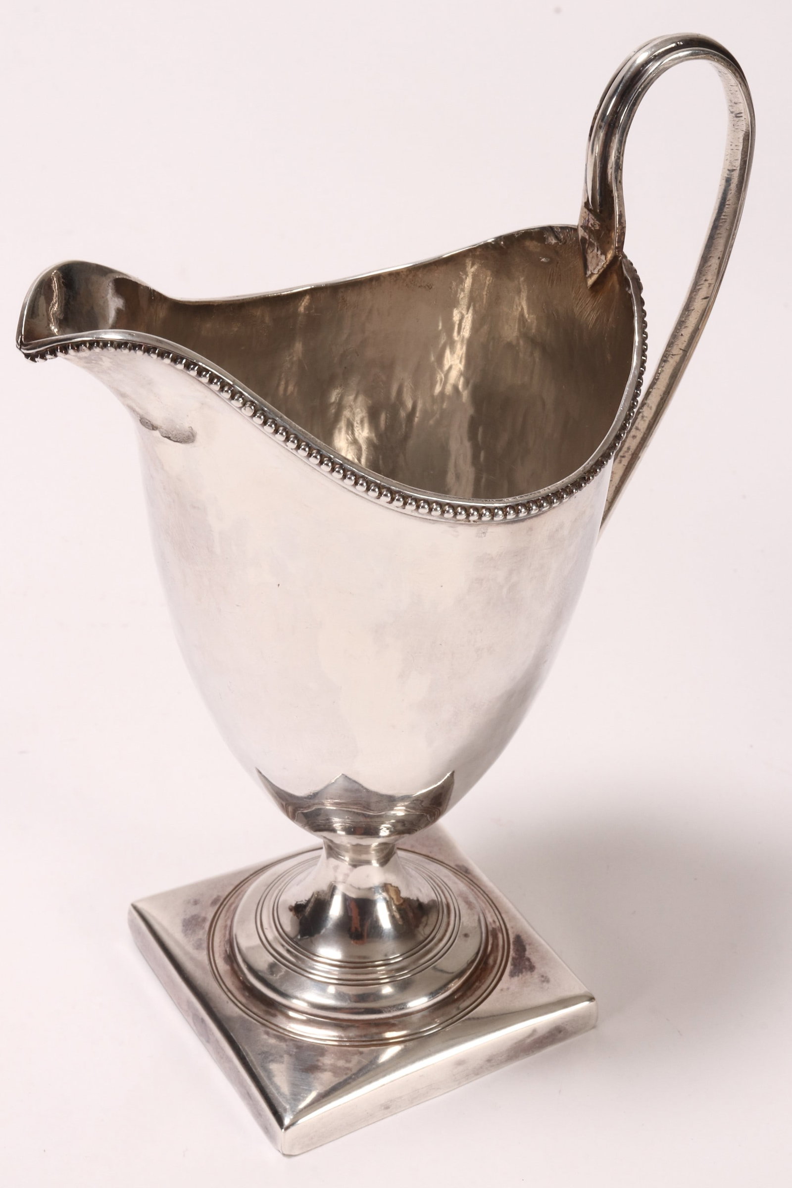 George III Sterling Silver Helmet Cream Jug, (1 of 4)