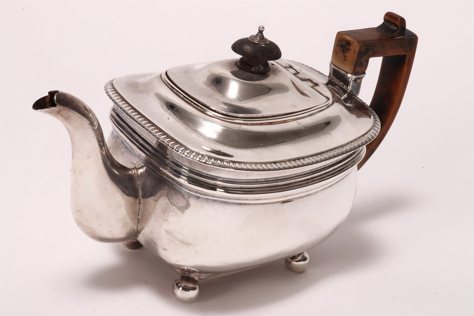 George III Sterling Silver Teapot, (1 of 5)