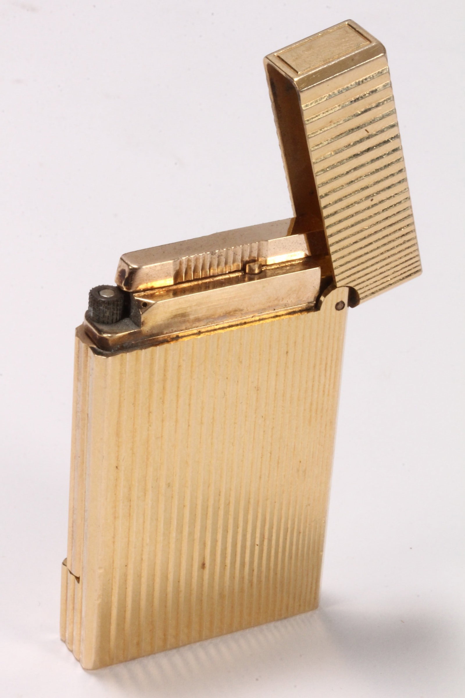 S.T Dupont 14ct Gold Plated Lighter in Box, (1 of 2)