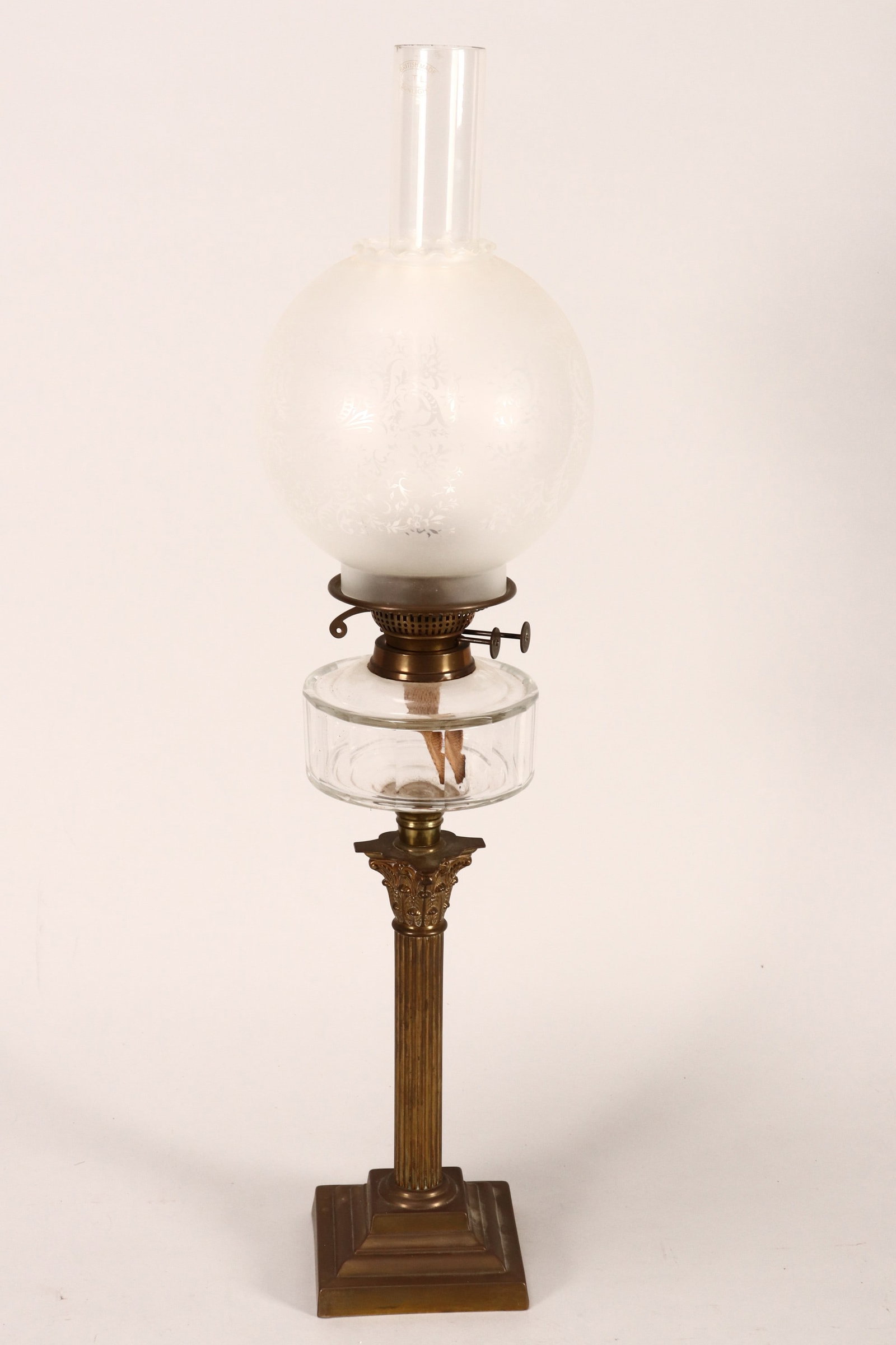 Late 19th Century Banquet Lamp, (1 of 3)