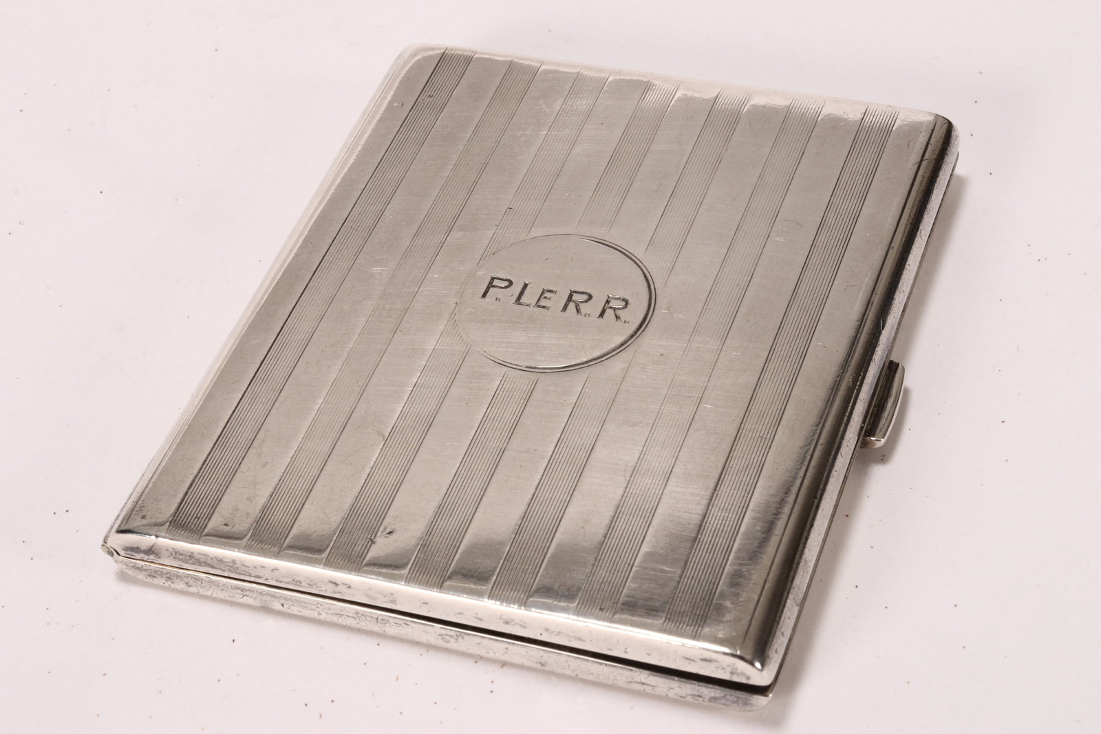 George V Sterling Silver Cigarette Case, (1 of 6)