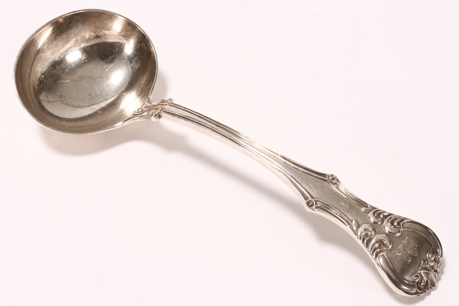 Victorian Sterling Silver Sauce Ladle, (1 of 4)