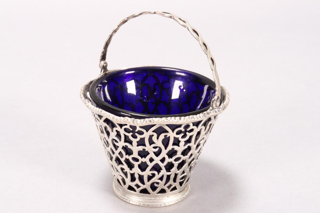 George III Sterling Silver Cream Pail, (1 of 7)