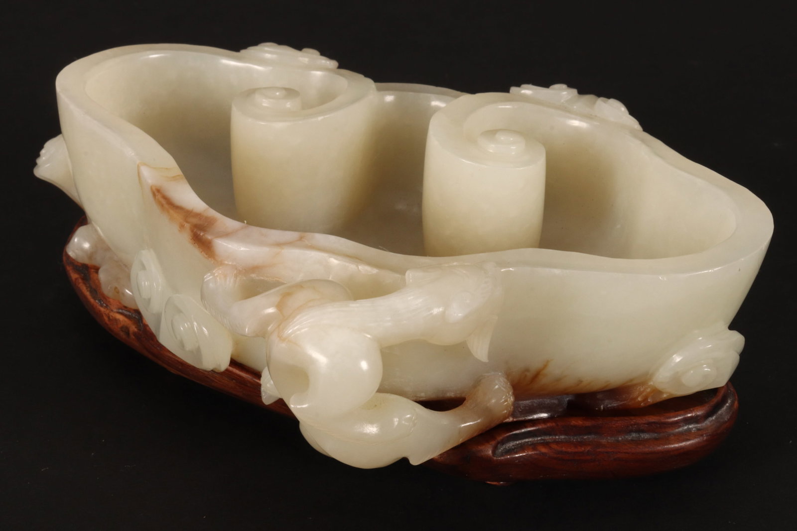 Chinese White Jade Brush Washer, (1 of 7)