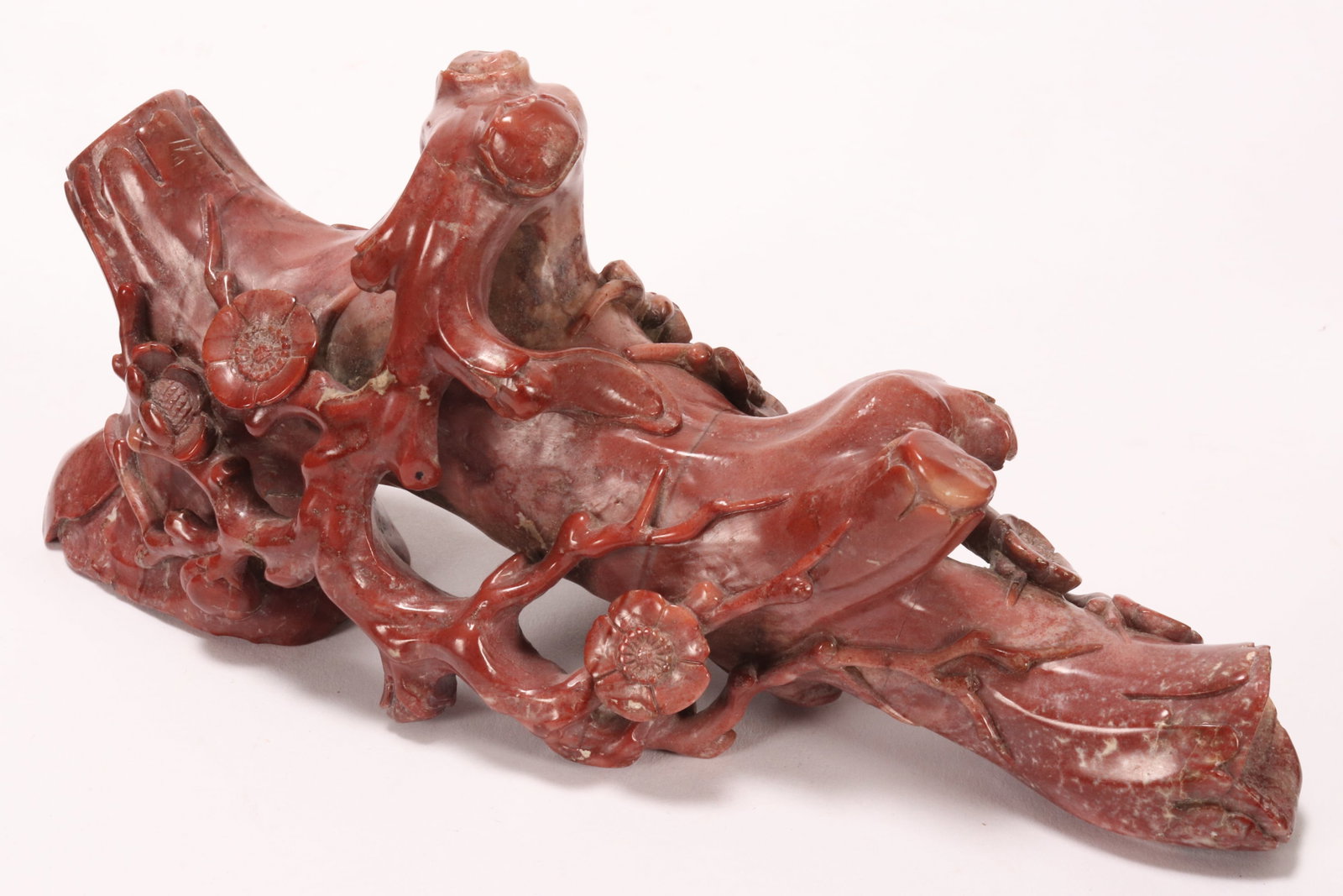 Chinese Soapstone Brush Rest, (1 of 2)